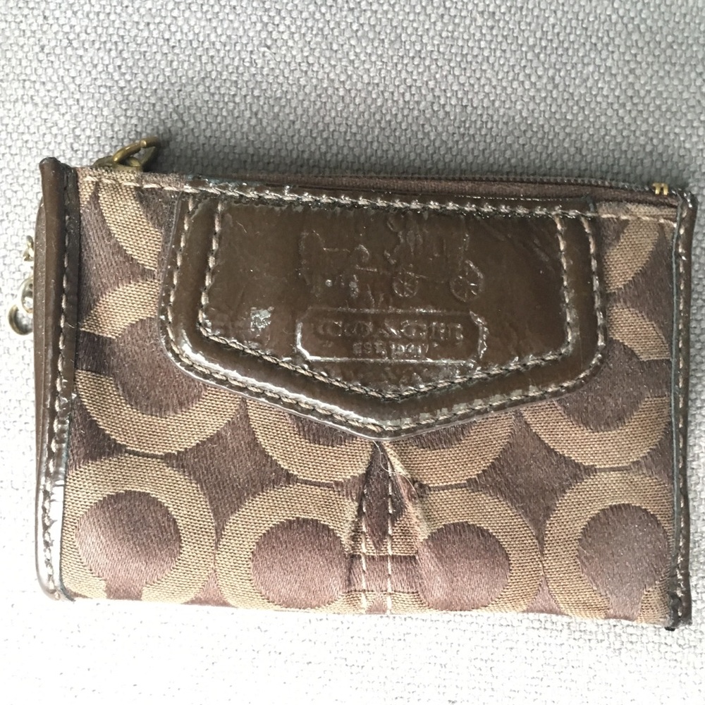 Slim Coach Coin Purse